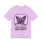 Anti-Social Butterfly T-Shirt | Funny Quote Tee