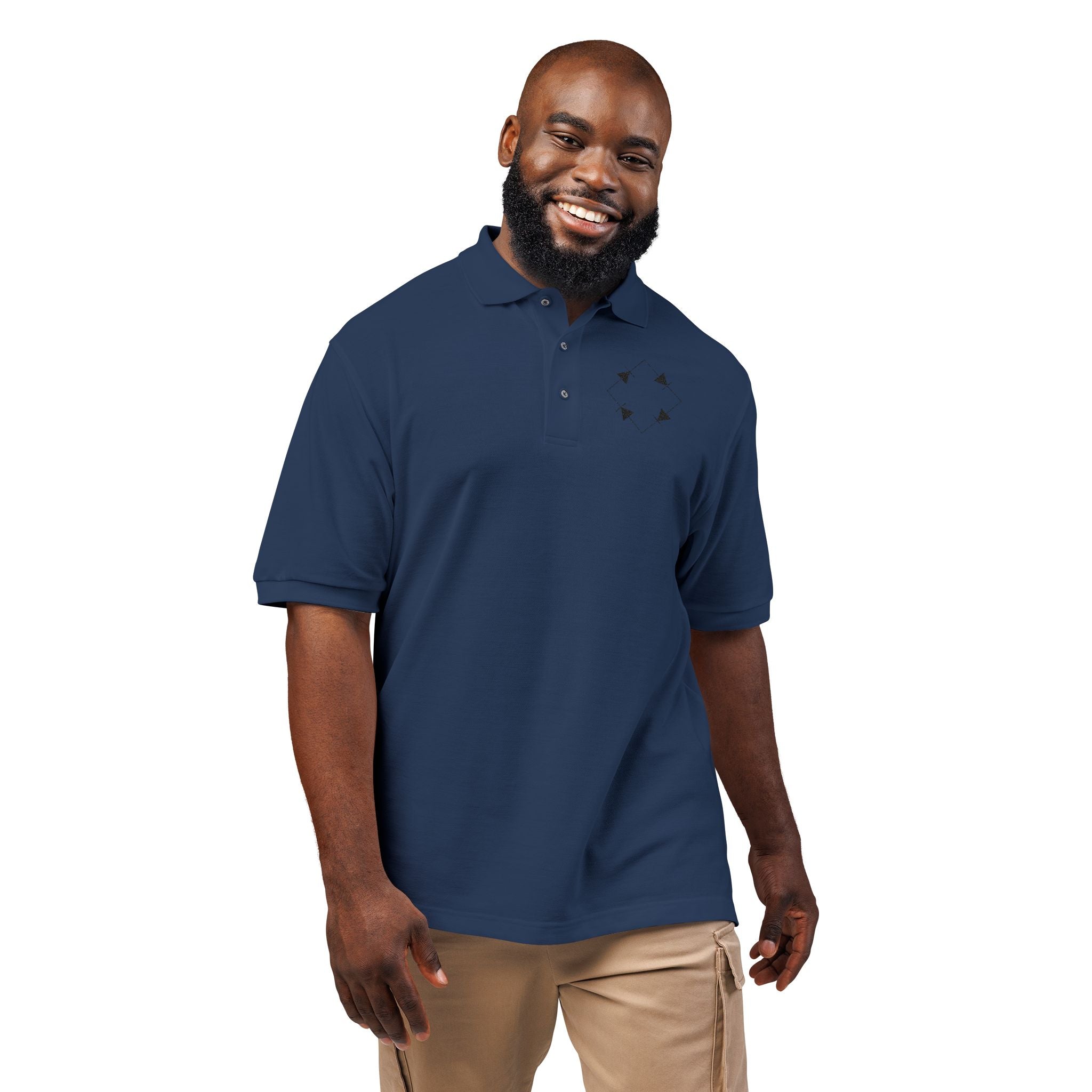 Bridge Rectifier Circuit Embroidered Polo Shirt