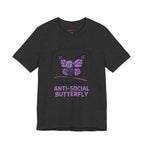 Anti-Social Butterfly T-Shirt | Funny Quote Tee