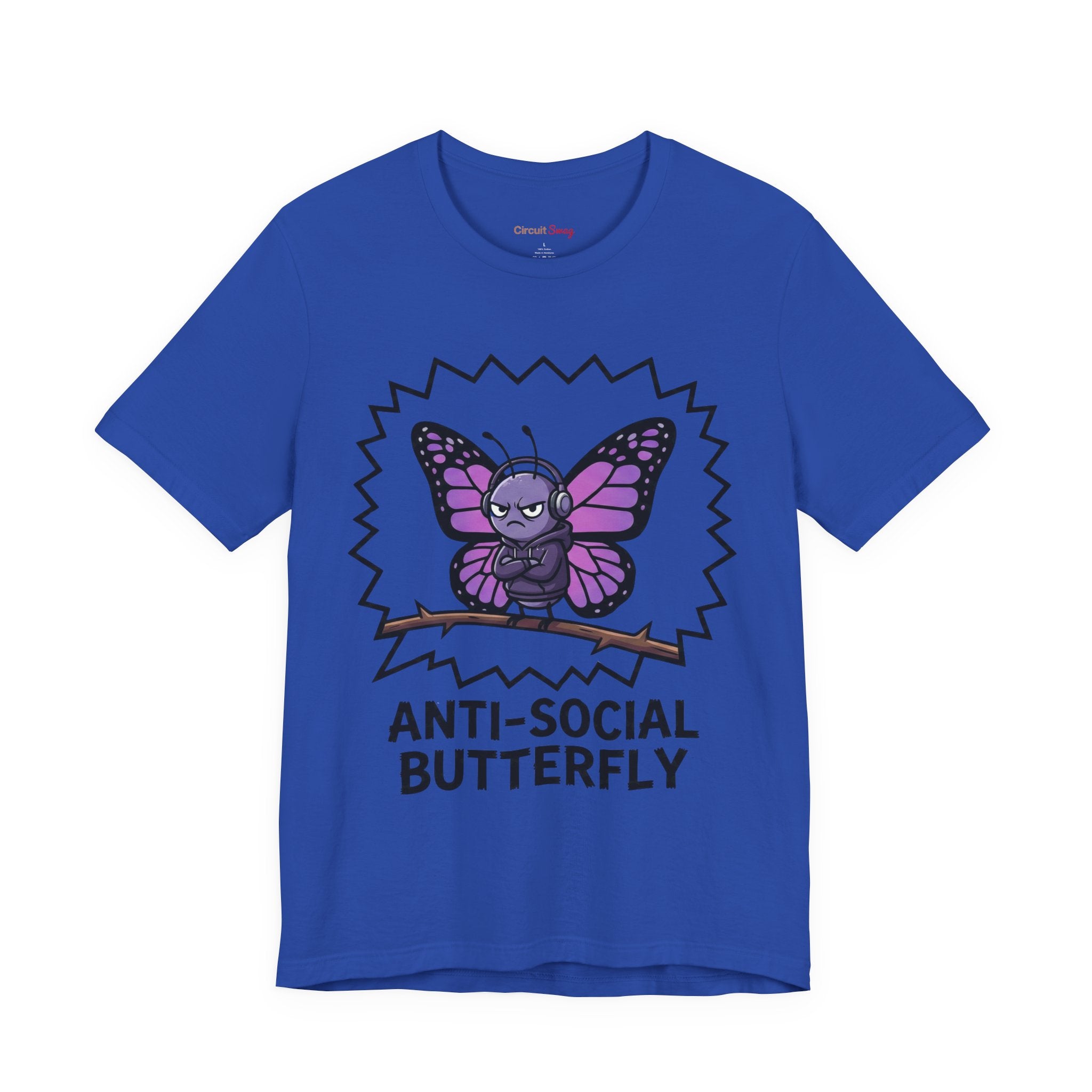 Anti-Social Butterfly T-Shirt | Funny Quote Tee