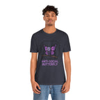 Anti-Social Butterfly T-Shirt | Funny Quote Tee