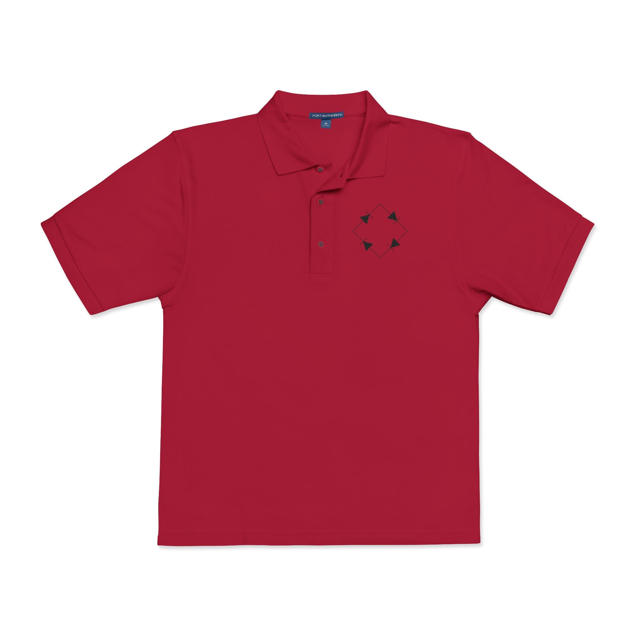 Bridge Rectifier Circuit Embroidered Polo Shirt