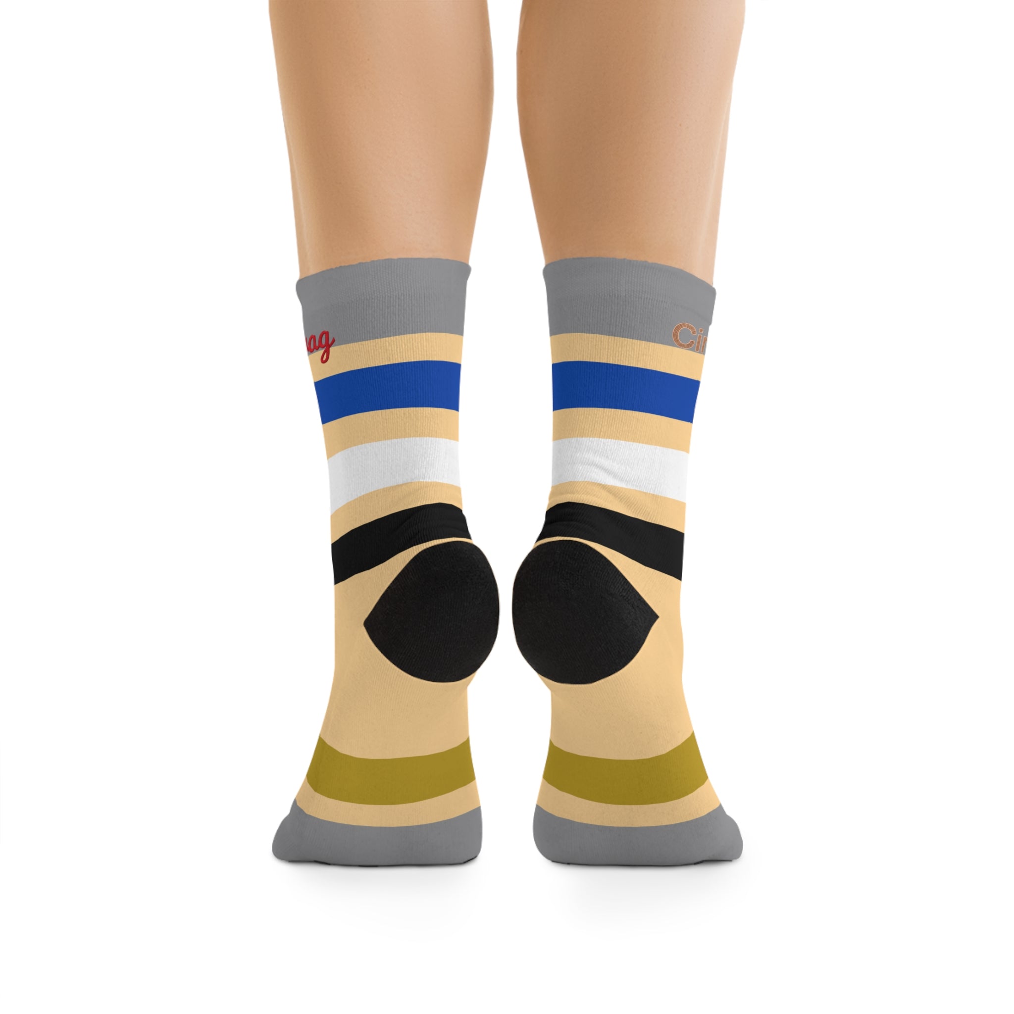 69Ω Resistor Socks — Funny Electronics Humor Crew Socks