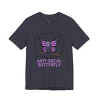 Anti-Social Butterfly T-Shirt | Funny Quote Tee