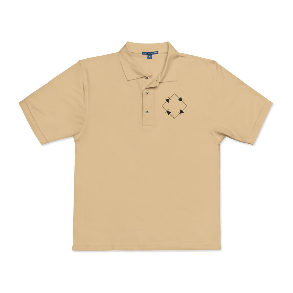 Bridge Rectifier Circuit Embroidered Polo Shirt