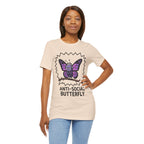 Anti-Social Butterfly T-Shirt | Funny Quote Tee