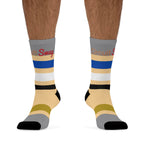 69Ω Resistor Socks — Funny Electronics Humor Crew Socks
