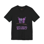Anti-Social Butterfly T-Shirt | Funny Quote Tee