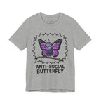 Anti-Social Butterfly T-Shirt | Funny Quote Tee