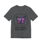 Anti-Social Butterfly T-Shirt | Funny Quote Tee