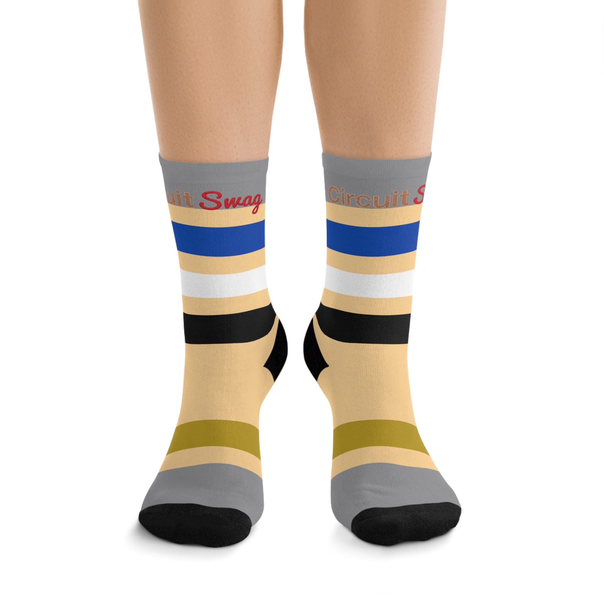 Circuit Swag All Over Prints One size 69Ω Resistor Socks — Funny Electronics Humor Crew Socks Main image