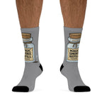 Circuit Swag All Over Prints One size Magic Smoke Refill Socks — Electronics Humor Novelty Crew Socks