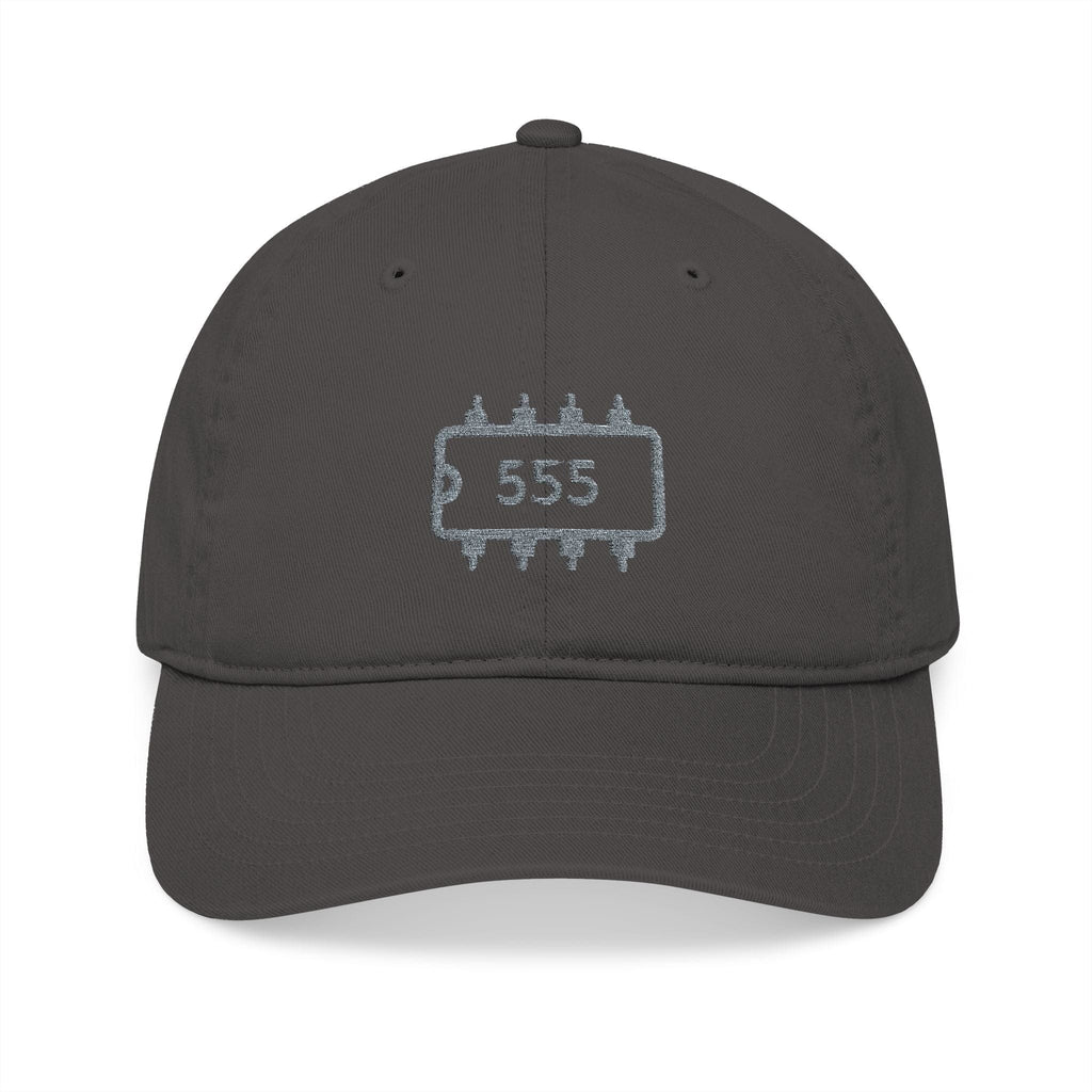 Circuit Swag Hats One size / Charcoal 555 Timer IC Outline Cap  Embroidered Electronics Hat