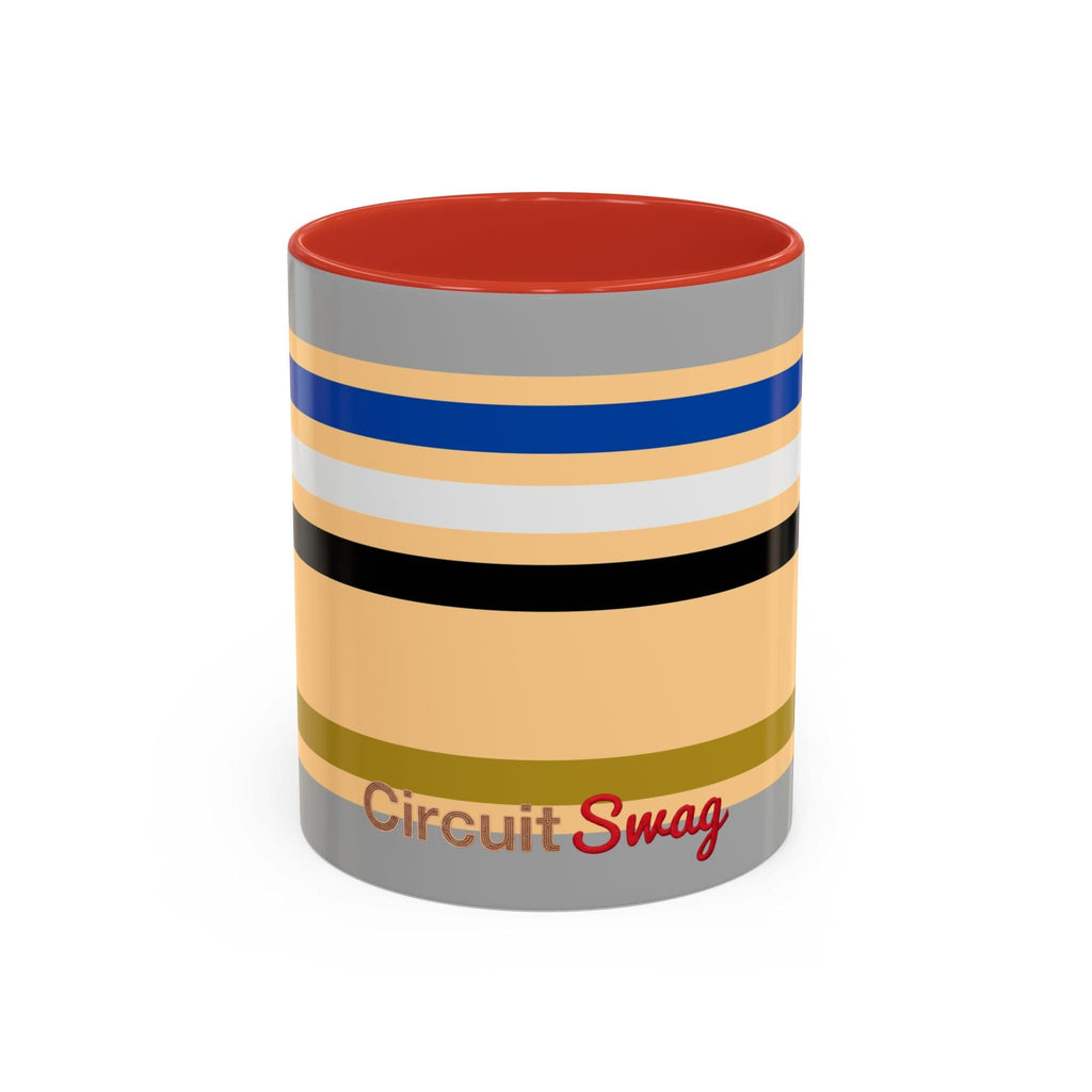 Circuit Swag Mug 11oz / Red 69 ohm Resistor schematic mug | Ceramic Coffee Mug 11oz or 15oz