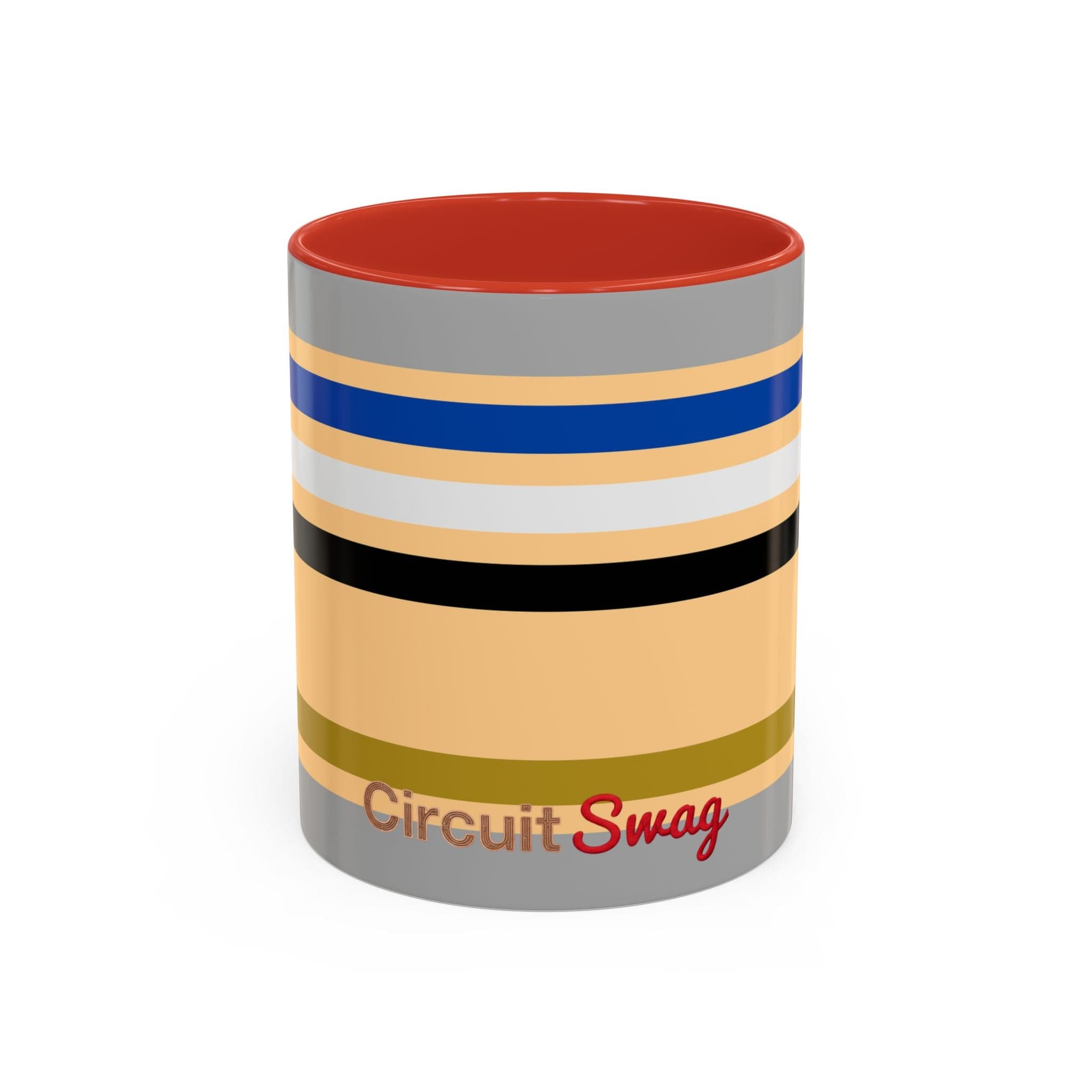 Circuit Swag Mug 11oz / Red 69 ohm Resistor schematic mug | Ceramic Coffee Mug 11oz or 15oz