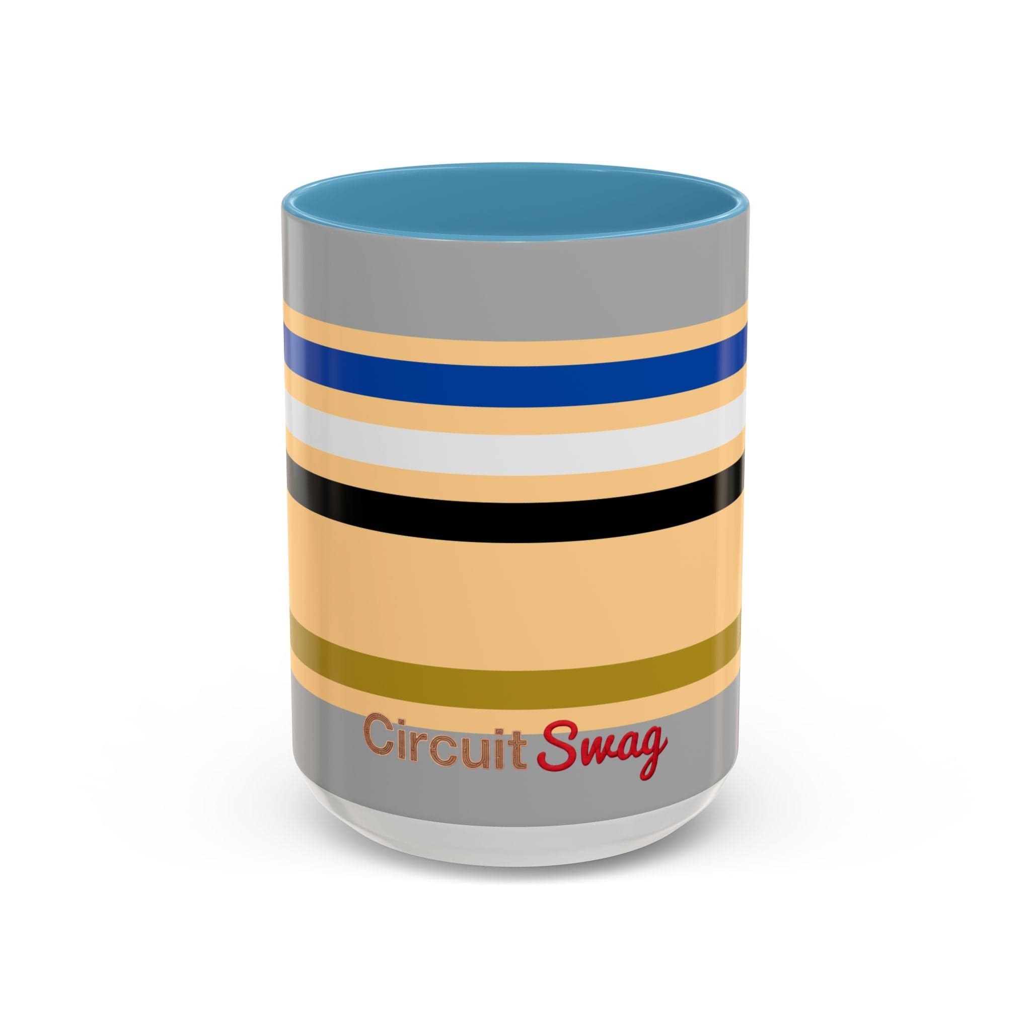 Circuit Swag Mug 15oz / Light Blue 69 ohm Resistor schematic mug | Ceramic Coffee Mug 11oz or 15oz