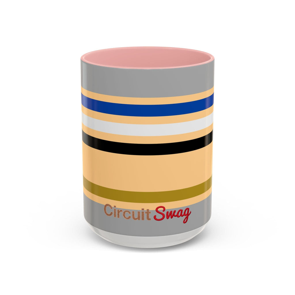 Circuit Swag Mug 15oz / Pink 69 ohm Resistor schematic mug | Ceramic Coffee Mug 11oz or 15oz