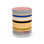 Circuit Swag Mug 15oz / Pink 69 ohm Resistor schematic mug | Ceramic Coffee Mug 11oz or 15oz