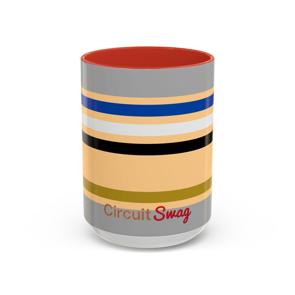 Circuit Swag Mug 15oz / Red 69 ohm Resistor schematic mug | Ceramic Coffee Mug 11oz or 15oz