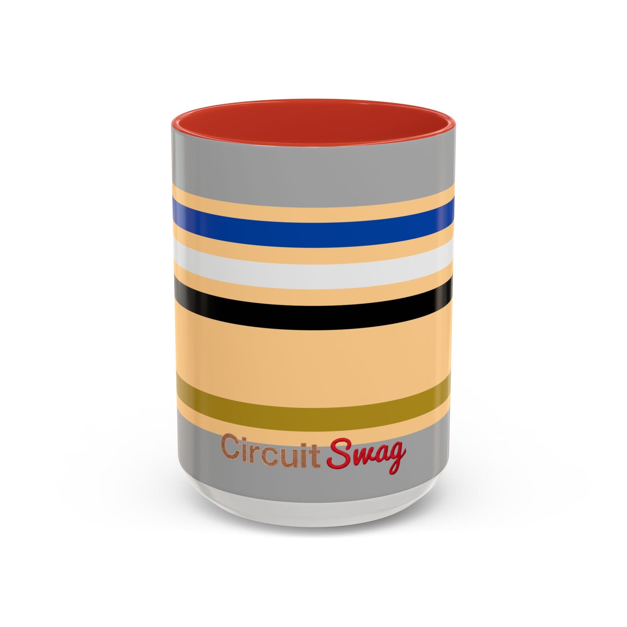 Circuit Swag Mug 15oz / Red 69 ohm Resistor schematic mug | Ceramic Coffee Mug 11oz or 15oz