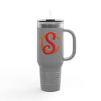 Circuit Swag Mug 40oz / Dark Gray Circuit Swag 40oz Insulated Travel Mug — Bench-Ready, Long-Hours Hydration