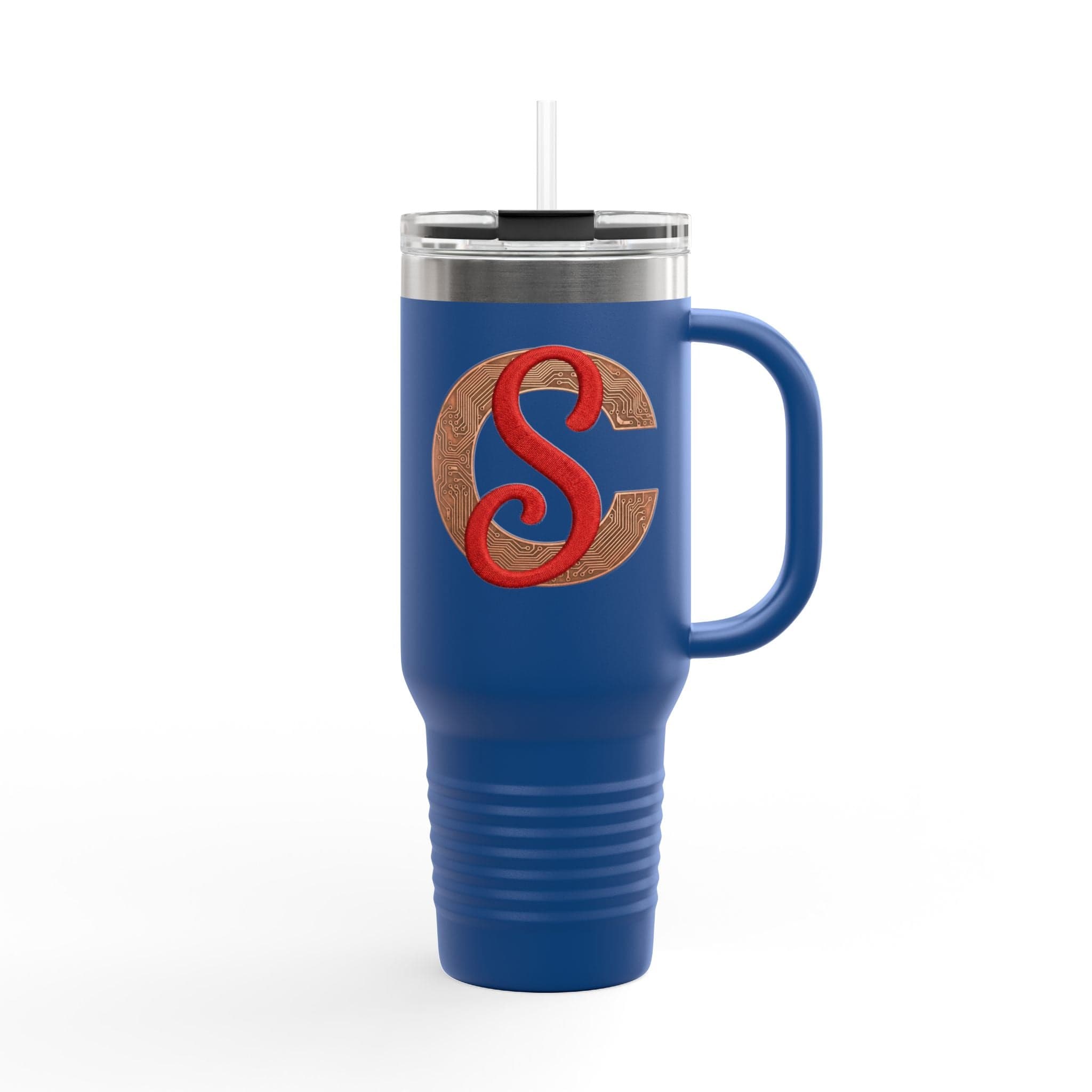 Circuit Swag Mug 40oz / Royal Blue Circuit Swag 40oz Insulated Travel Mug — Bench-Ready, Long-Hours Hydration