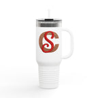 Circuit Swag Mug 40oz / White Circuit Swag 40oz Insulated Travel Mug — Bench-Ready, Long-Hours Hydration