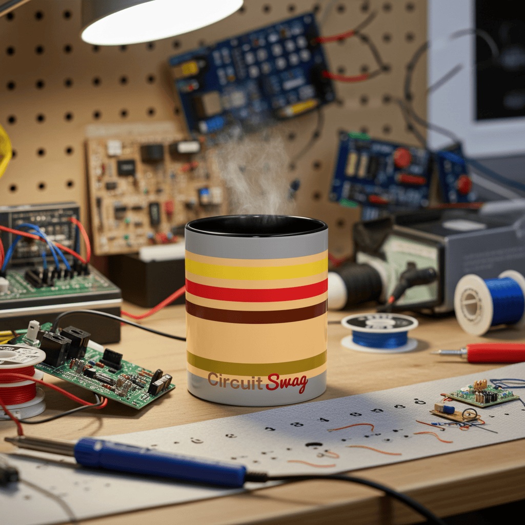 Circuit Swag Mug 420 Ohm Resistor Mug Mug | Electronics Coffee Cup 11oz 15oz Main image