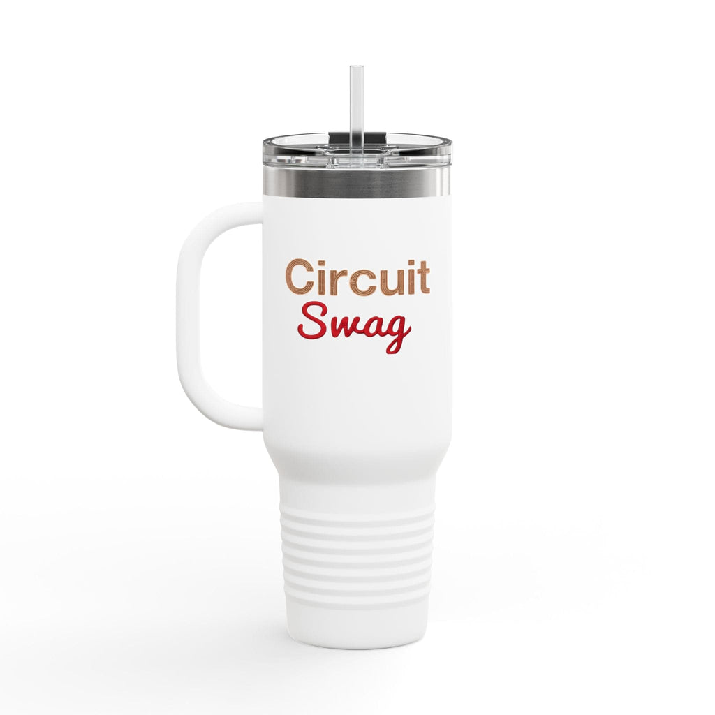 Circuit Swag Mug Circuit Swag 40oz Insulated Travel Mug — Bench-Ready, Long-Hours Hydration
