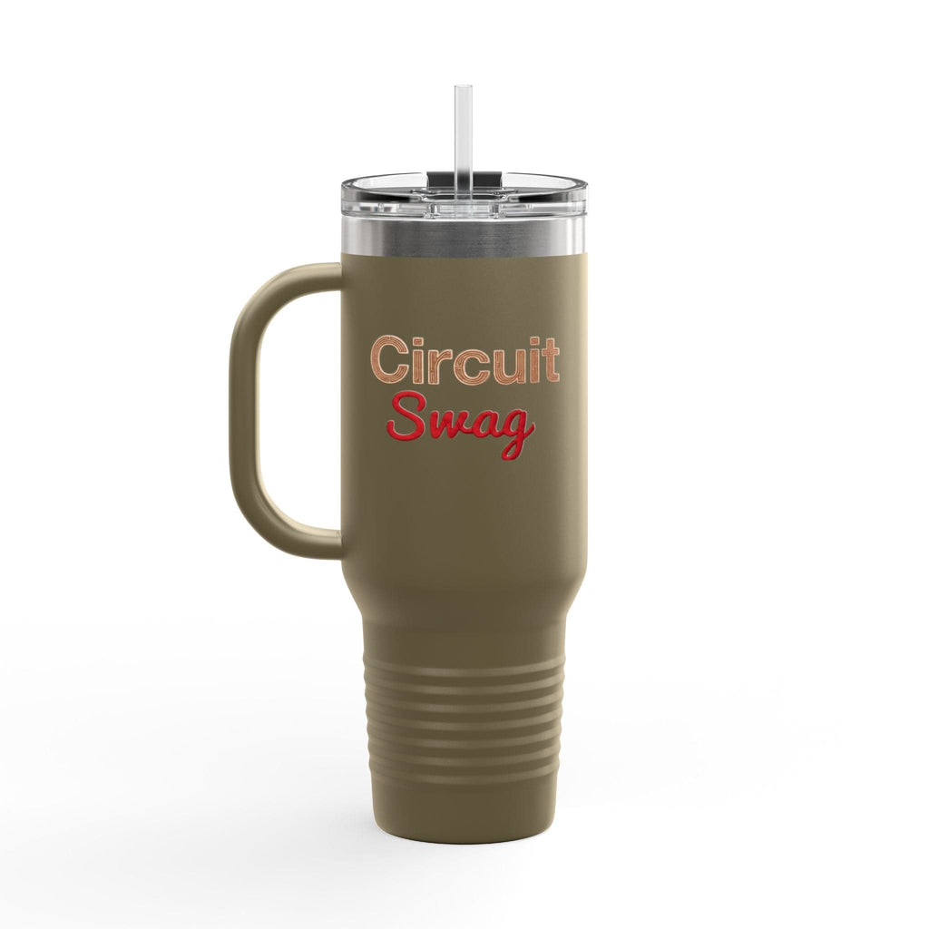 Circuit Swag Mug Circuit Swag 40oz Insulated Travel Mug — Bench-Ready, Long-Hours Hydration