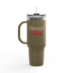 Circuit Swag Mug Circuit Swag 40oz Insulated Travel Mug — Bench-Ready, Long-Hours Hydration