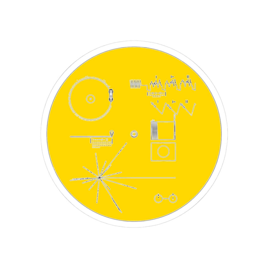 Circuit Swag Paper products NASA Golden Record Kiss-Cut Sticker