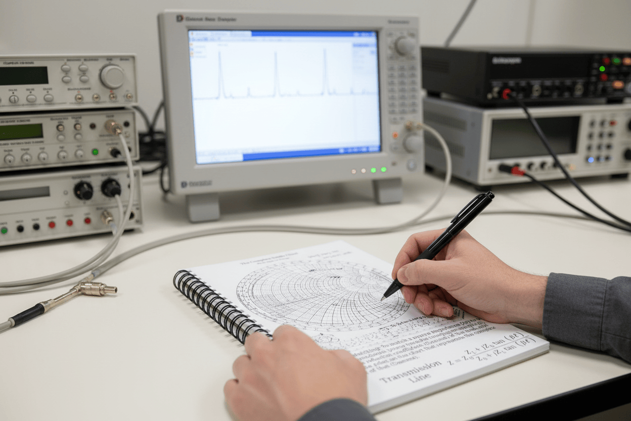 Circuit Swag Paper products One Size RF Engineering Smith Chart Spiral Notebook — Ruled Engineering Journal Main image