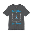 Circuit Swag T-Shirt Asphalt / S H‑Bridge Motor Control Tee — "Full Bridge. Full Power"