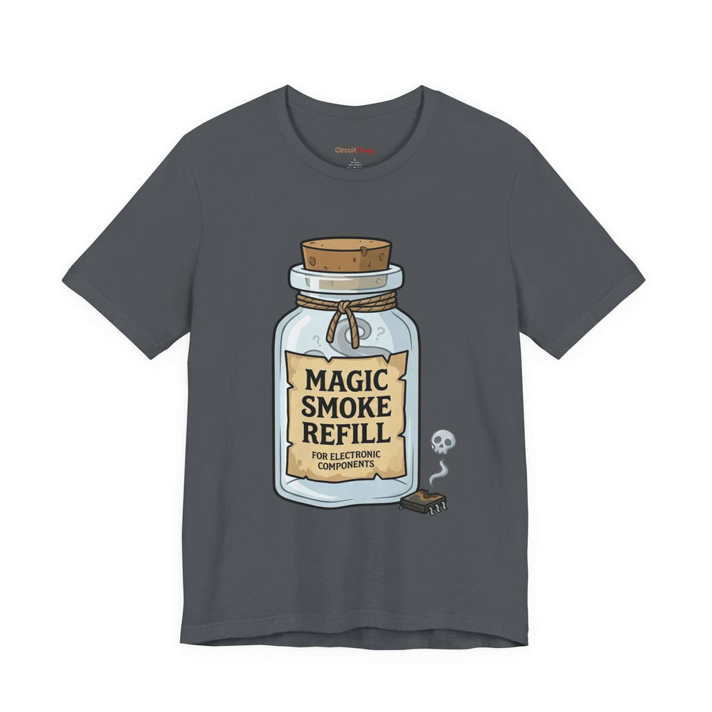 Circuit Swag T-Shirt Asphalt / S Magic Smoke Tee | Engineer Tech Joke T-Shirt