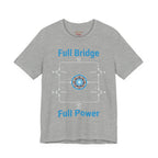Circuit Swag T-Shirt Athletic Heather / S H‑Bridge Motor Control Tee — "Full Bridge. Full Power"