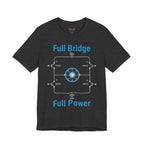 Circuit Swag T-Shirt Dark Grey Heather / S H‑Bridge Motor Control Tee — "Full Bridge. Full Power"