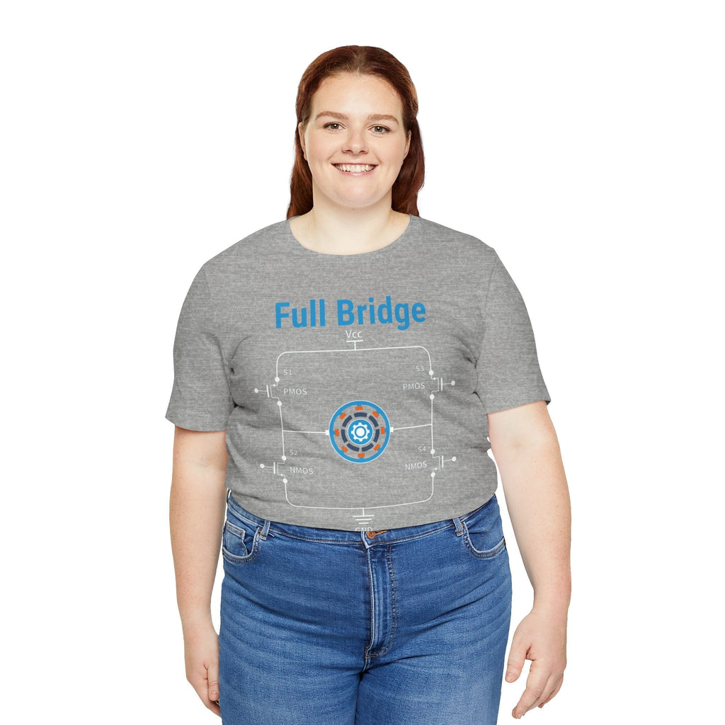 Circuit Swag T-Shirt H‑Bridge Motor Control Tee — "Full Bridge. Full Power"