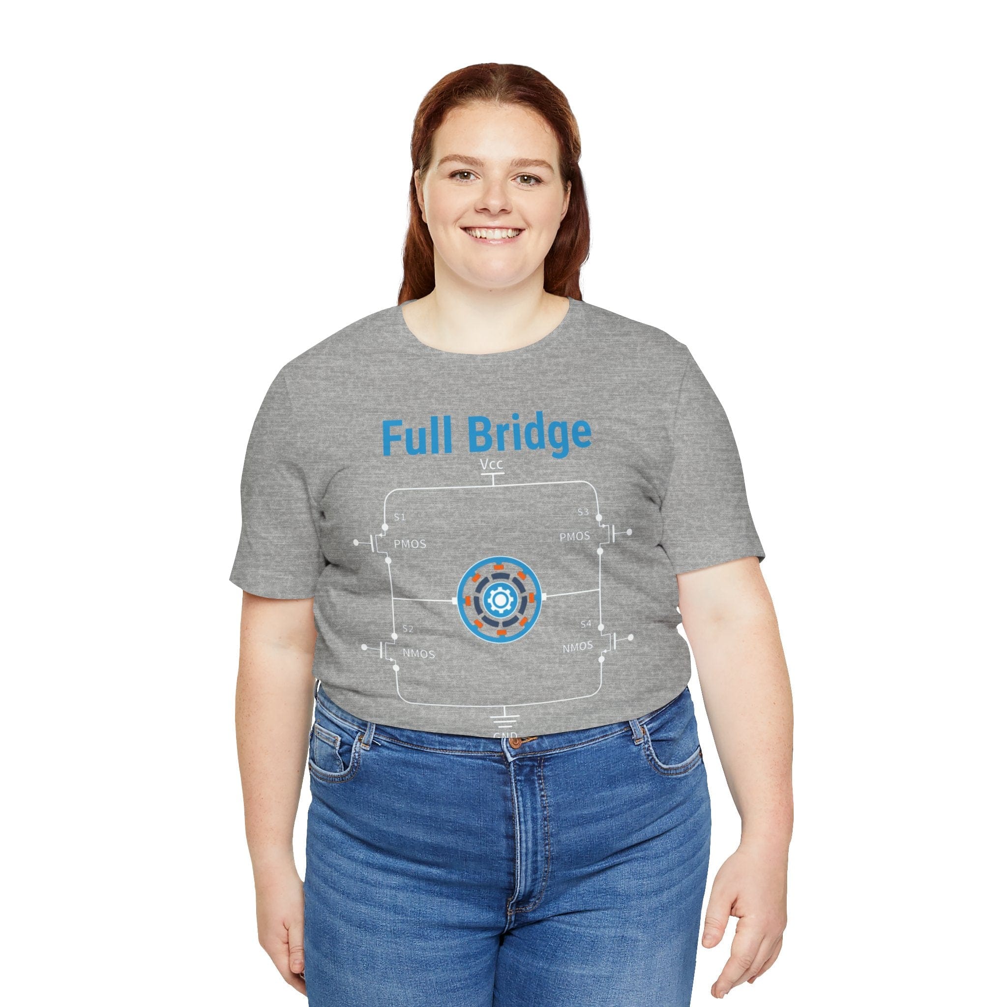 Circuit Swag T-Shirt H‑Bridge Motor Control Tee — "Full Bridge. Full Power"