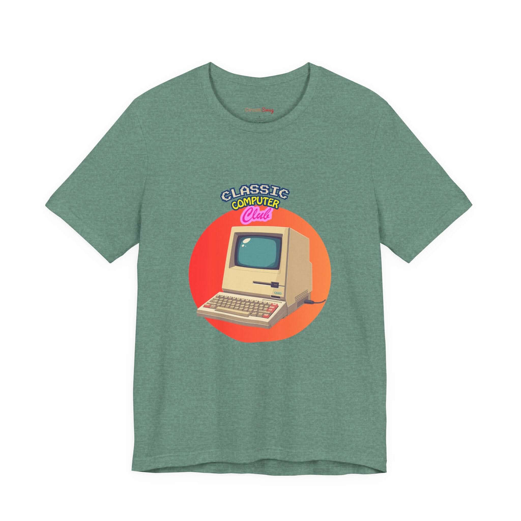 Circuit Swag T-Shirt Heather Dusty Blue / XS Retro Computer Club Graphic Tee | Vintage PC Computer Shirt