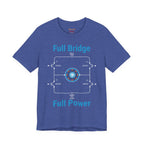 Circuit Swag T-Shirt Heather True Royal / M H‑Bridge Motor Control Tee — "Full Bridge. Full Power"