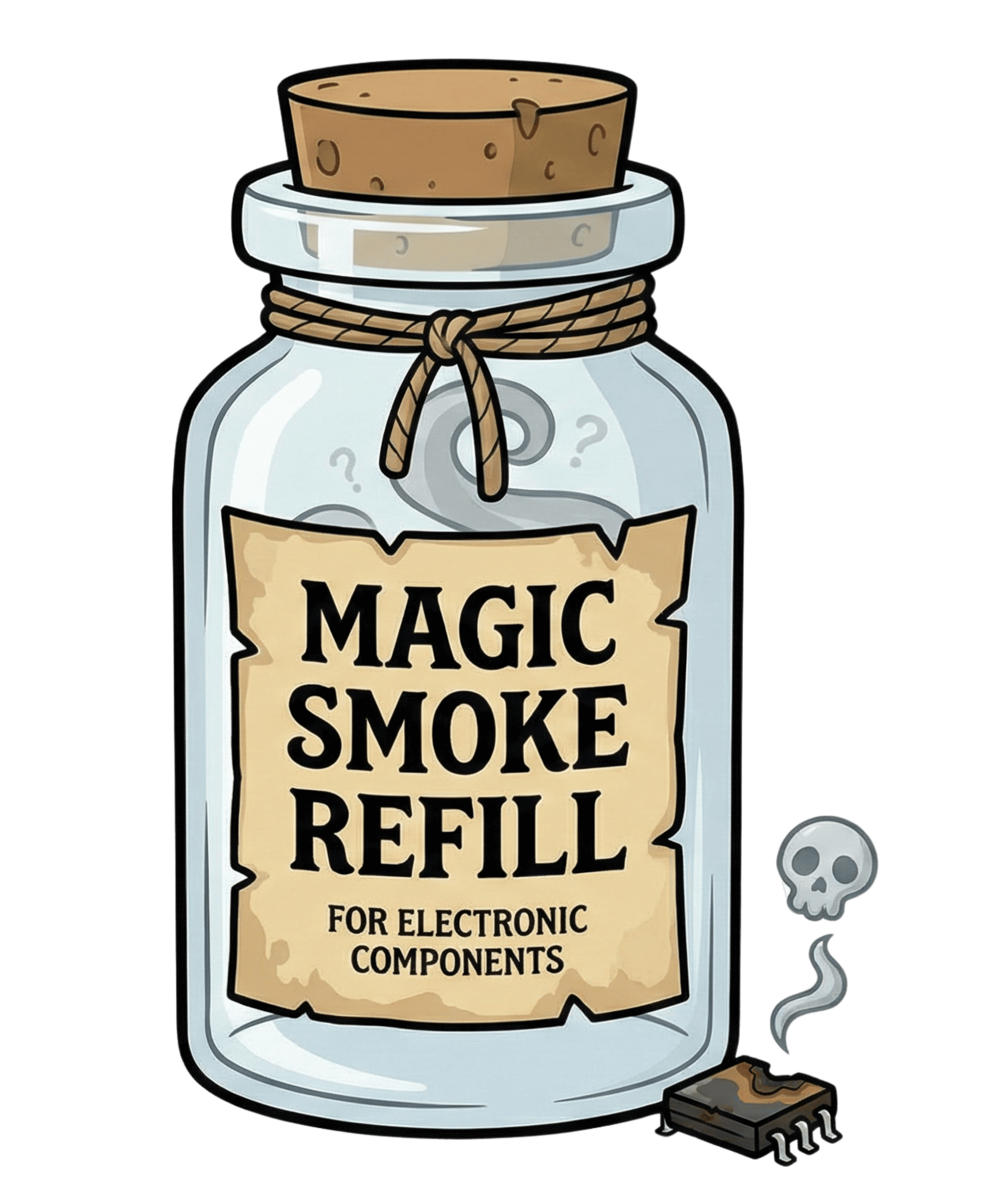 Circuit Swag T-Shirt Magic Smoke Tee | Engineer Tech Joke T-Shirt