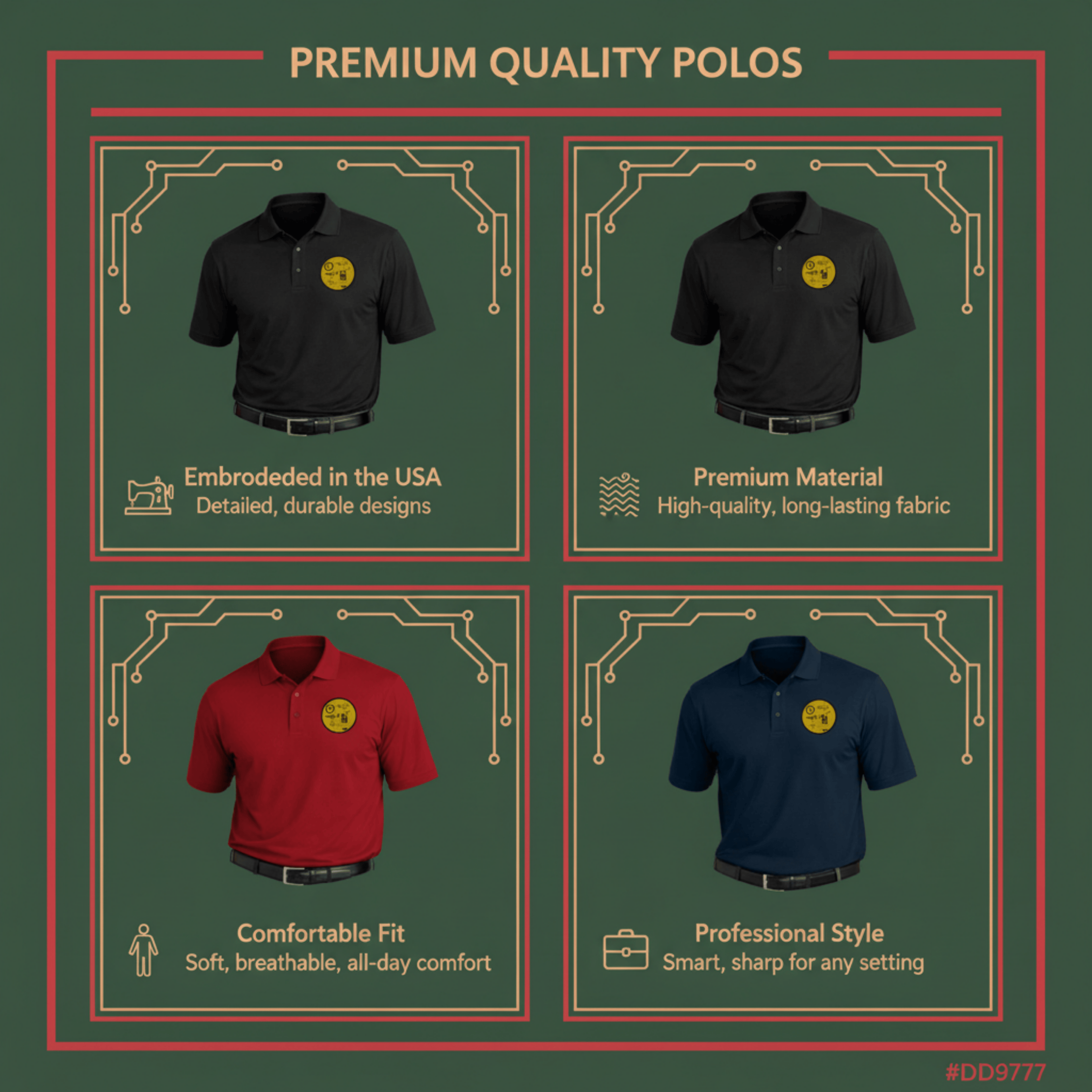 Circuit Swag T-Shirt NASA Voyager Golden Record Polo Shirt