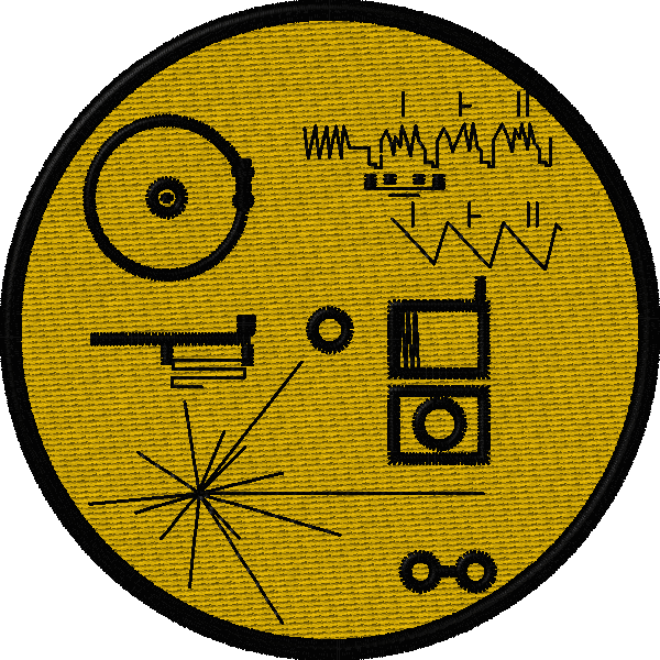 Circuit Swag T-Shirt NASA Voyager Golden Record Polo Shirt