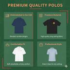 Circuit Swag T-Shirt RF Engineering Smith Chart Embroidered Polo