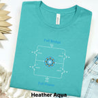 Circuit Swag T-Shirt S / Heather Aqua Full Bridge Full Power Circuit T-Shirt — Electronics Graphic Tee