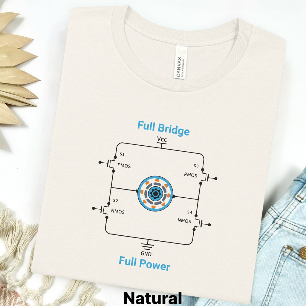 Circuit Swag T-Shirt S / Natural Full Bridge Full Power Circuit T-Shirt — Electronics Graphic Tee