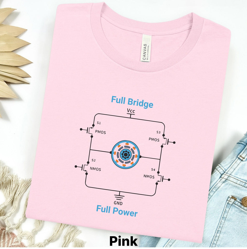 Circuit Swag T-Shirt S / Pink Full Bridge Full Power Circuit T-Shirt — Electronics Graphic Tee