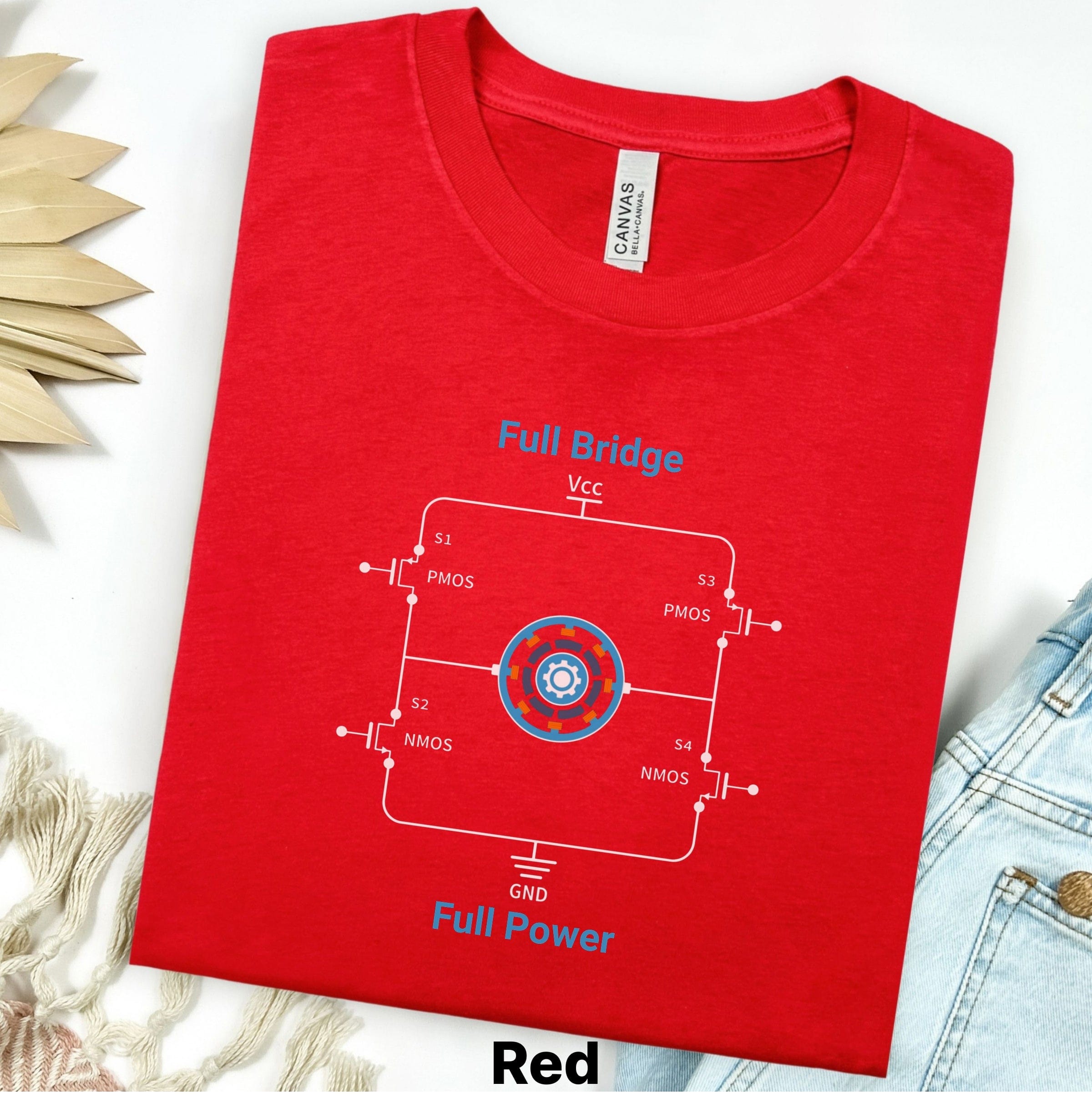 Circuit Swag T-Shirt S / Red Full Bridge Full Power Circuit T-Shirt — Electronics Graphic Tee