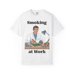 Circuit Swag T-Shirt White / M Smoking at Work T-Shirt — Funny Electronic Repair Tech Tee